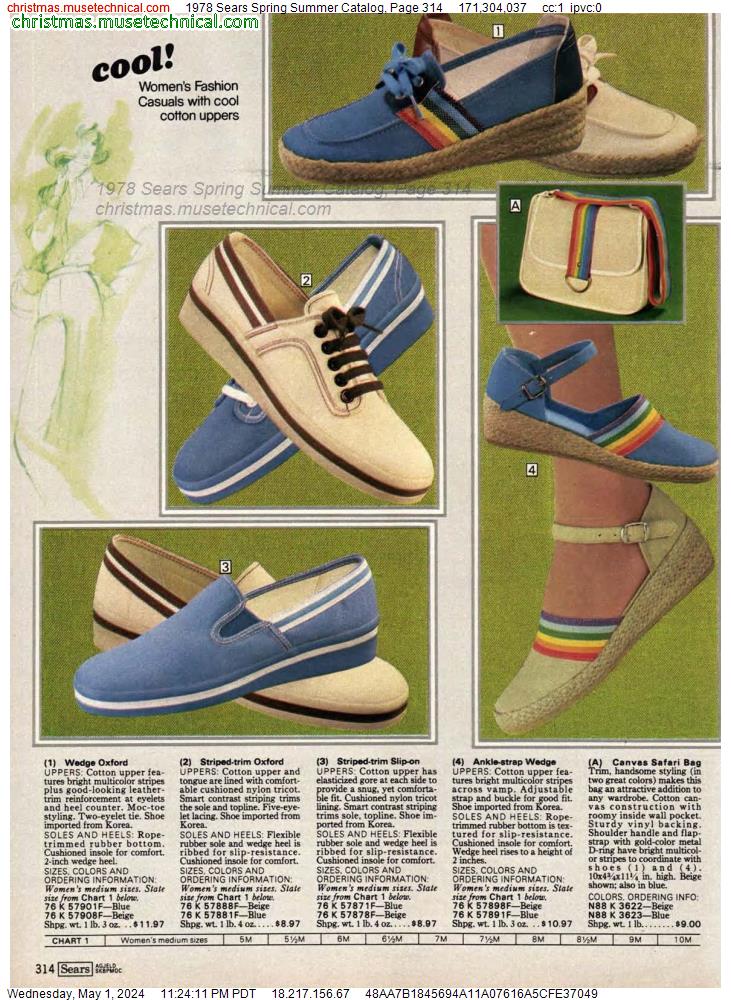 1978 Sears Spring Summer Catalog, Page 314