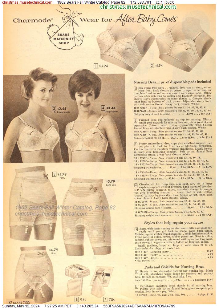 1962 Sears Fall Winter Catalog, Page 82