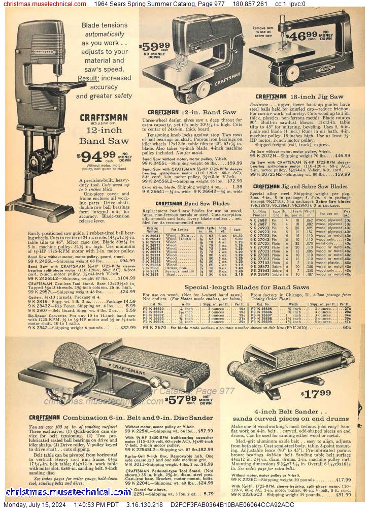 1964 Sears Spring Summer Catalog, Page 977
