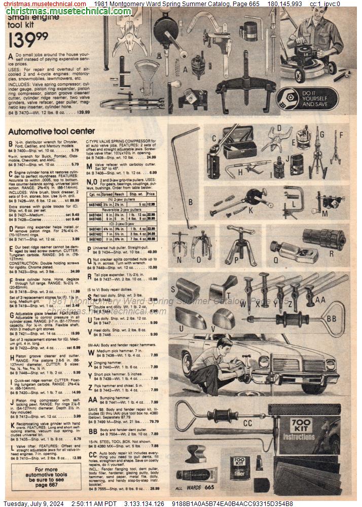 1981 Montgomery Ward Spring Summer Catalog, Page 665