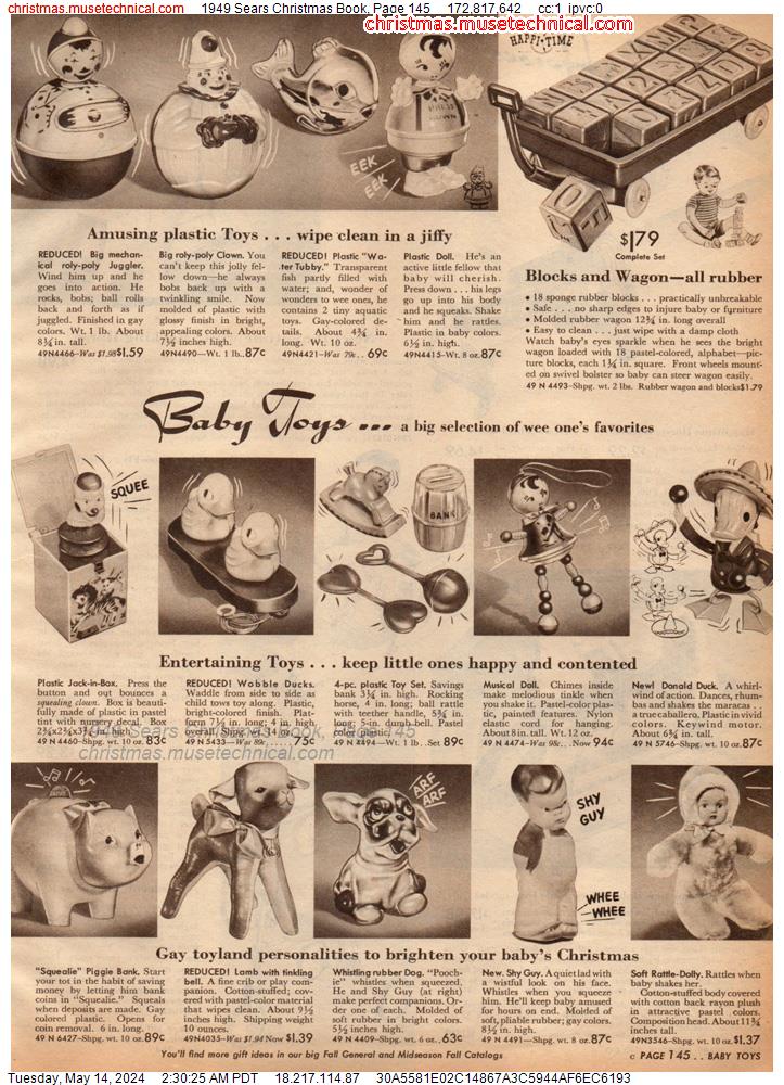 1949 Sears Christmas Book, Page 145