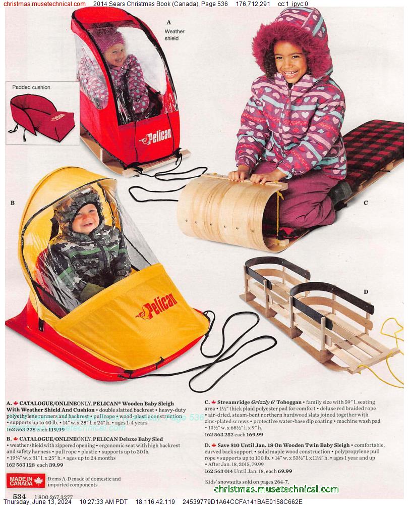2014 Sears Christmas Book (Canada), Page 536