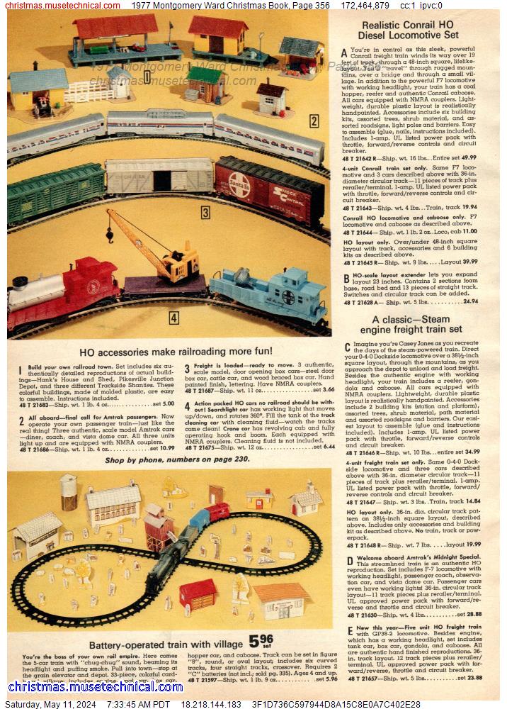 1977 Montgomery Ward Christmas Book, Page 356