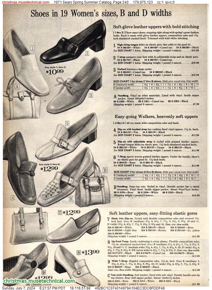 1971 Sears Spring Summer Catalog, Page 240
