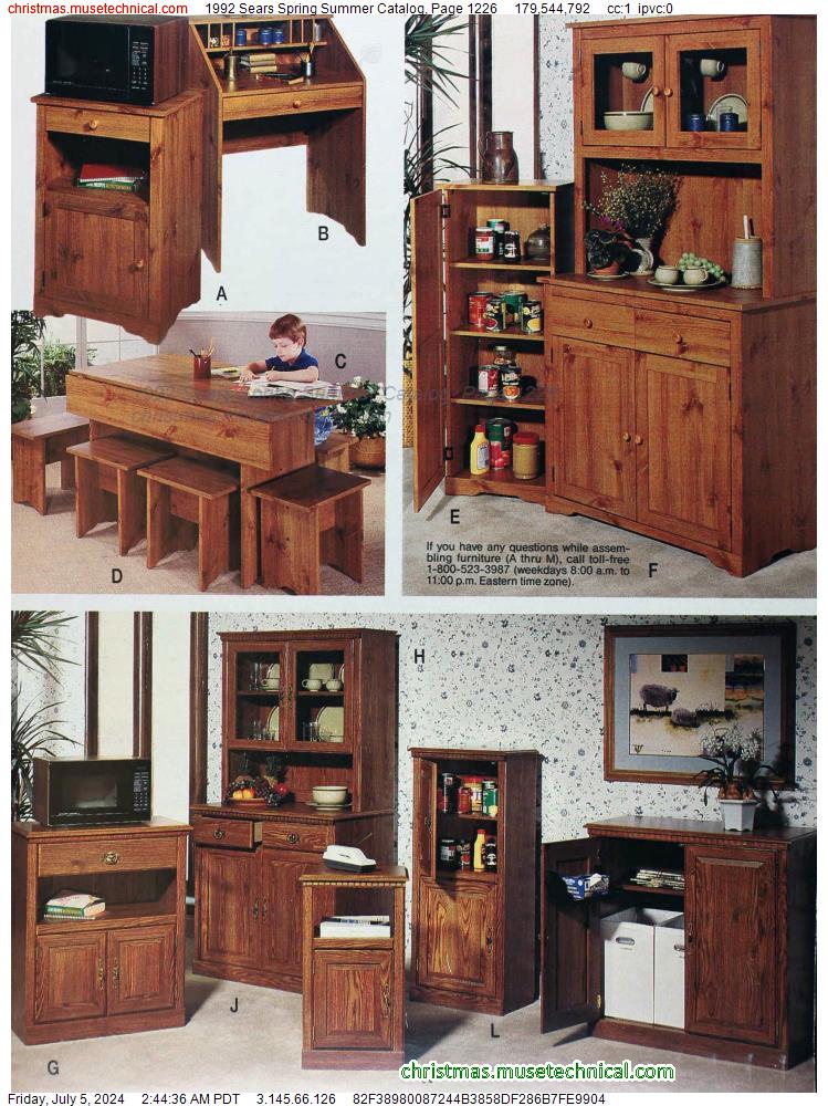 1992 Sears Spring Summer Catalog, Page 1226