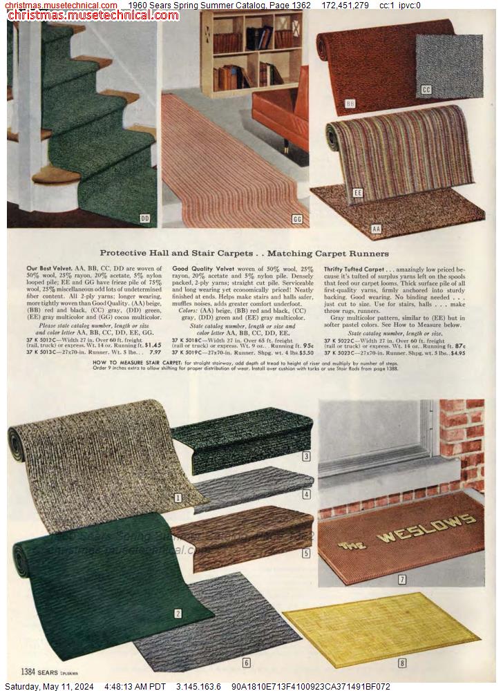 1960 Sears Spring Summer Catalog, Page 1362