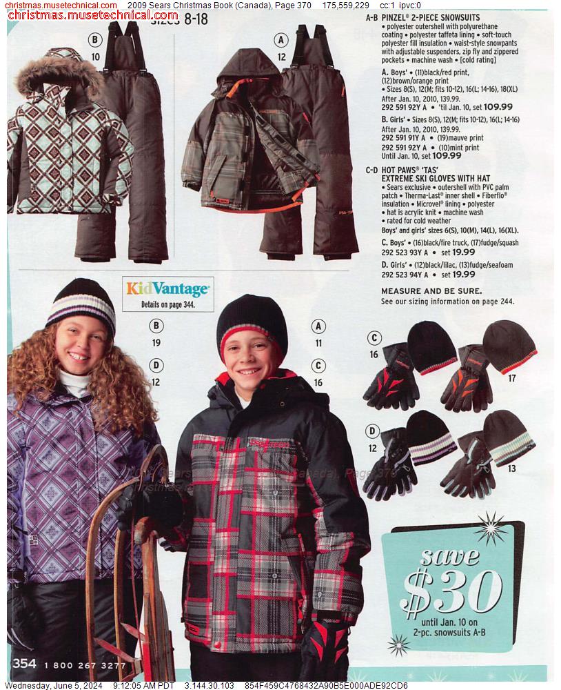 2009 Sears Christmas Book (Canada), Page 370