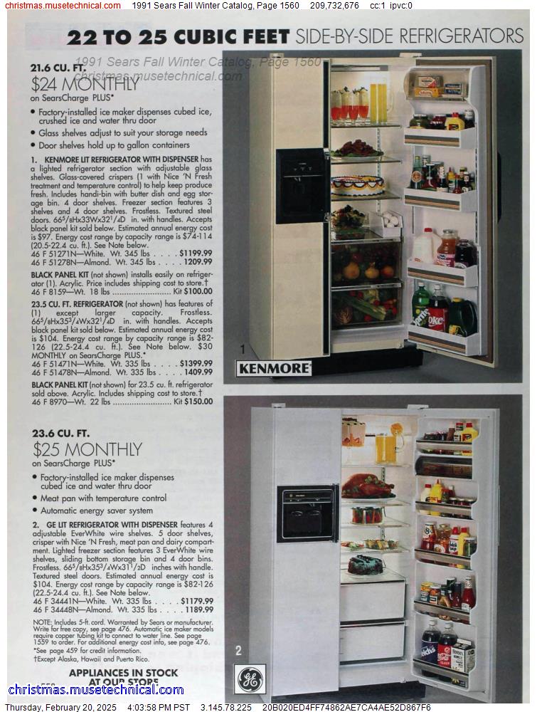 1991 Sears Fall Winter Catalog, Page 1560