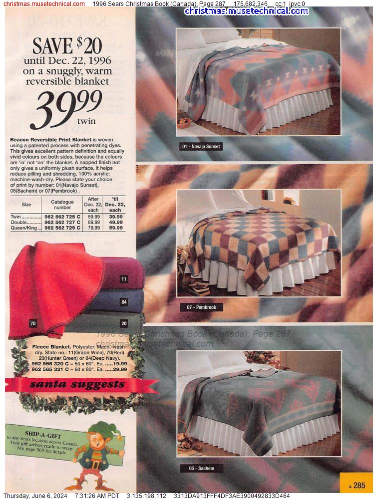 1996 Sears Christmas Book (Canada), Page 287