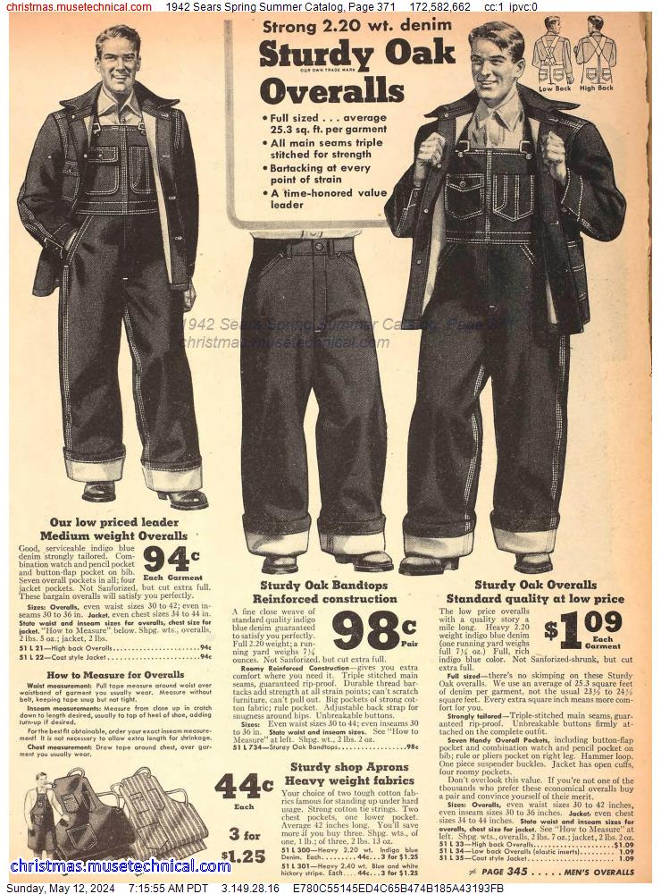 1942 Sears Spring Summer Catalog, Page 371