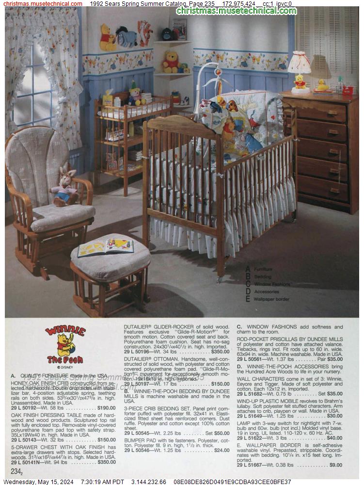 1992 Sears Spring Summer Catalog, Page 235