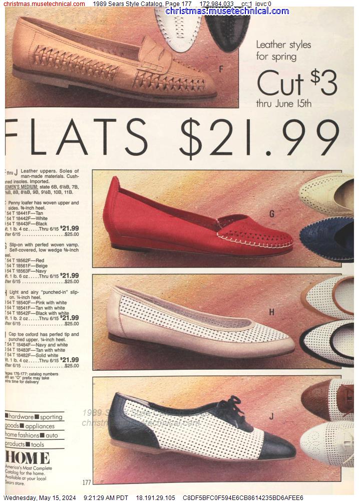 1989 Sears Style Catalog, Page 177