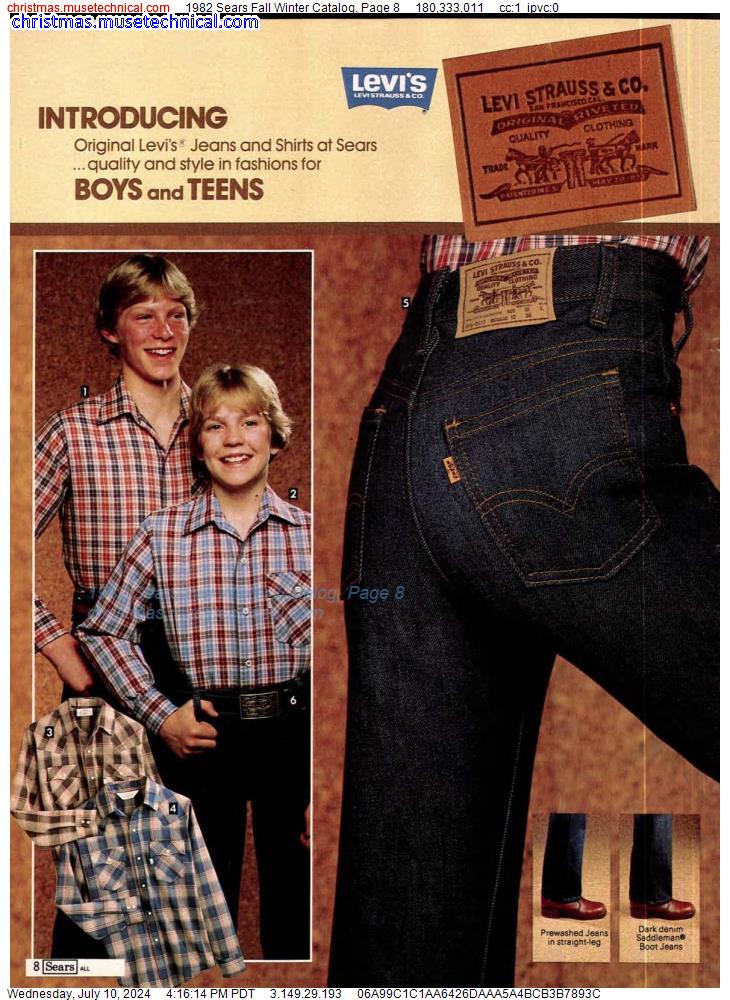 1982 Sears Fall Winter Catalog, Page 8