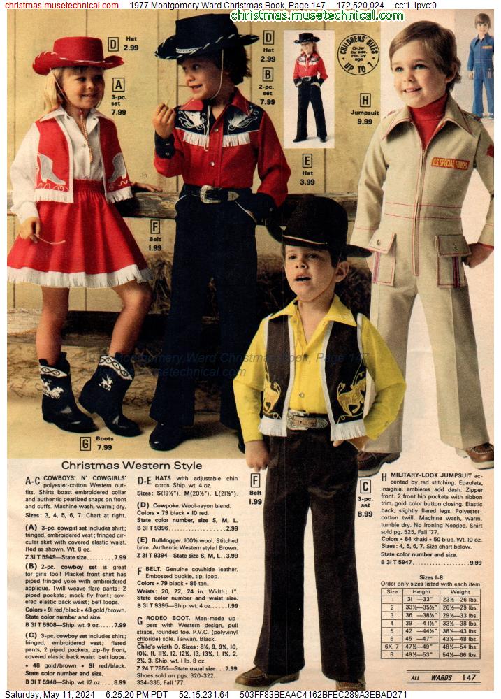 1977 Montgomery Ward Christmas Book, Page 147