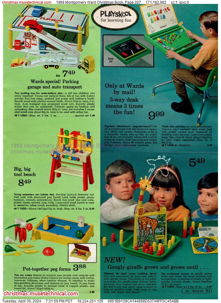 1969 Montgomery Ward Christmas Book, Page 307