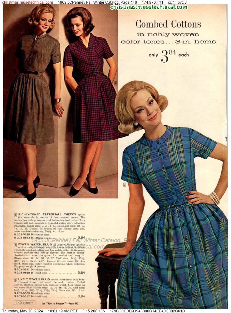 1963 JCPenney Fall Winter Catalog, Page 140