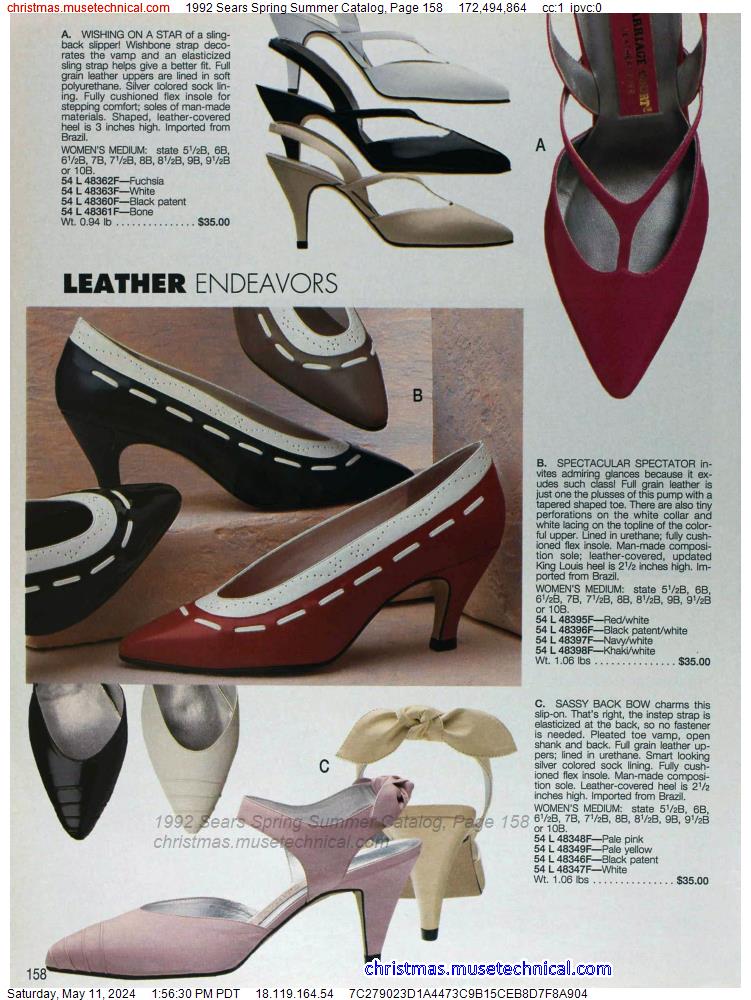 1992 Sears Spring Summer Catalog, Page 158