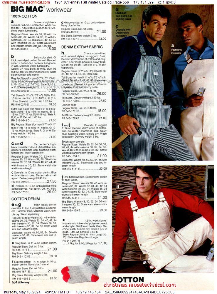 1984 JCPenney Fall Winter Catalog, Page 556