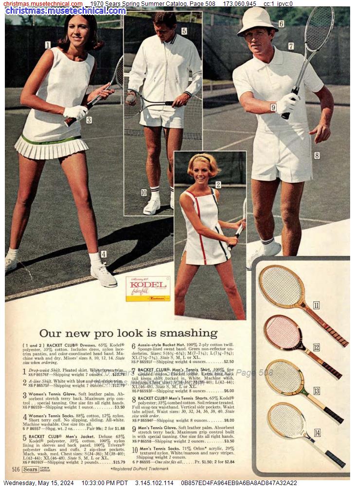 1970 Sears Spring Summer Catalog, Page 508