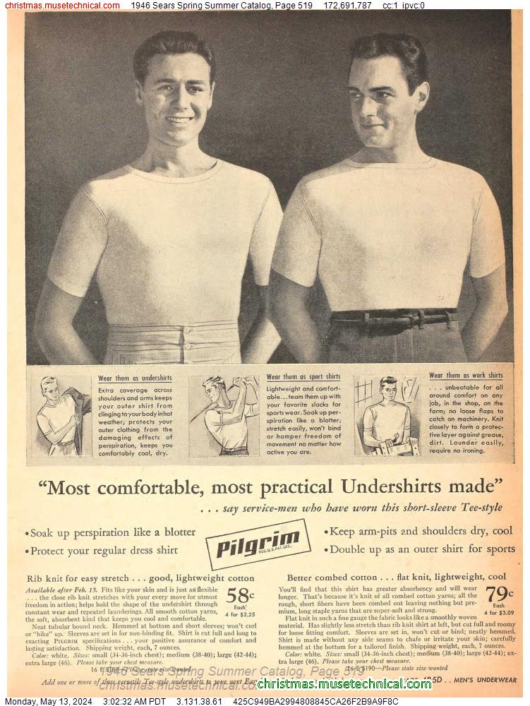 1946 Sears Spring Summer Catalog, Page 519