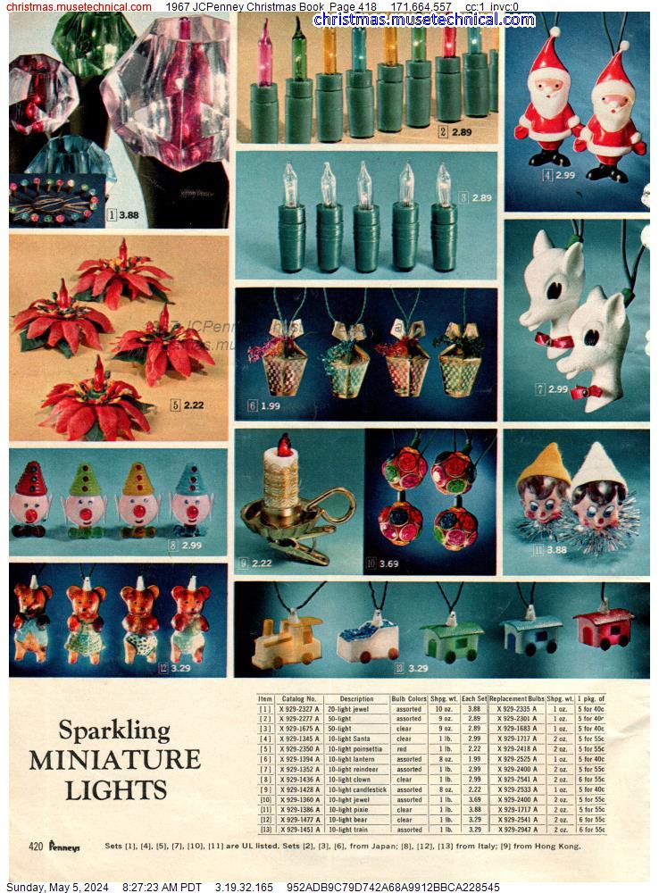 1967 JCPenney Christmas Book, Page 418