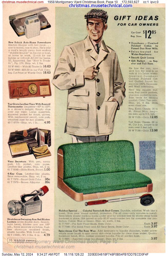 1958 Montgomery Ward Christmas Book, Page 10