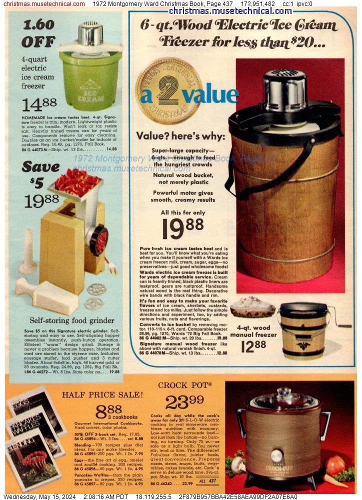 1972 Montgomery Ward Christmas Book, Page 437