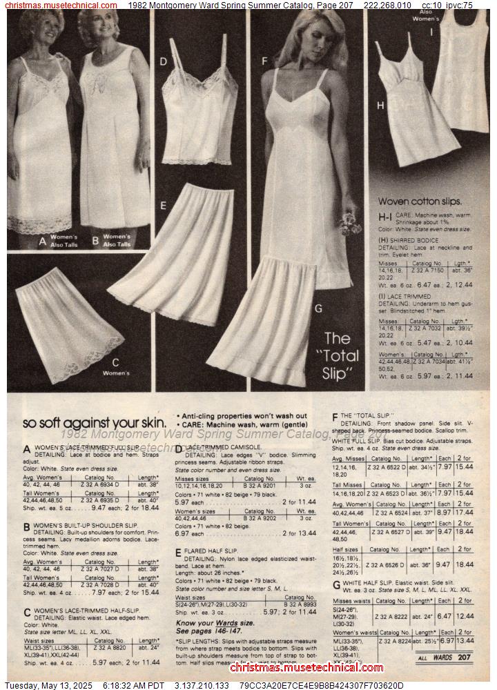 1982 Montgomery Ward Spring Summer Catalog, Page 207