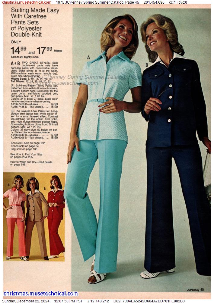 1975 JCPenney Spring Summer Catalog, Page 45