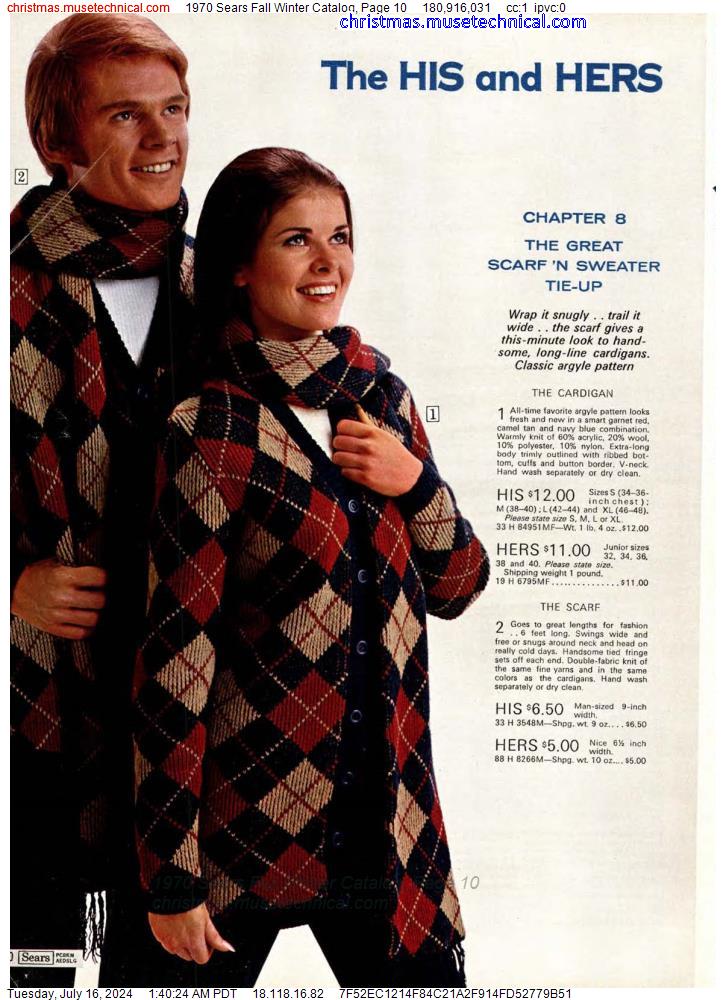 1970 Sears Fall Winter Catalog, Page 10
