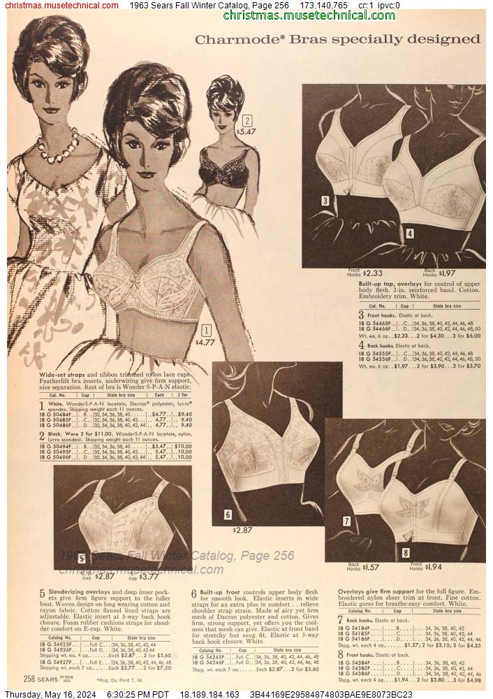 1963 Sears Fall Winter Catalog, Page 256
