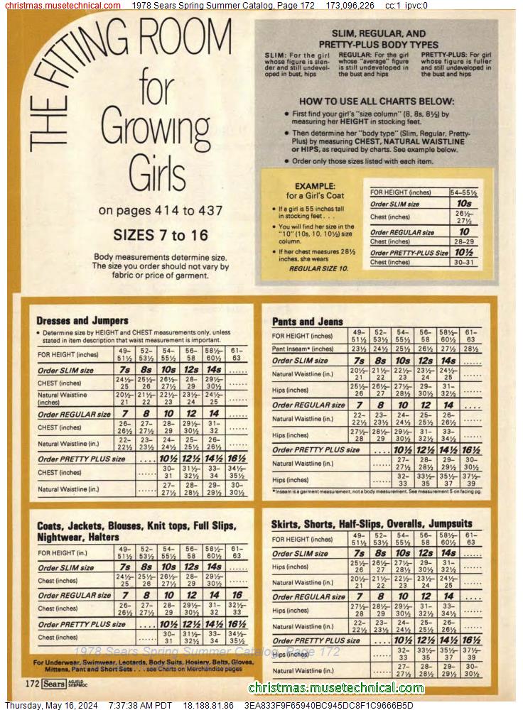 1978 Sears Spring Summer Catalog, Page 172
