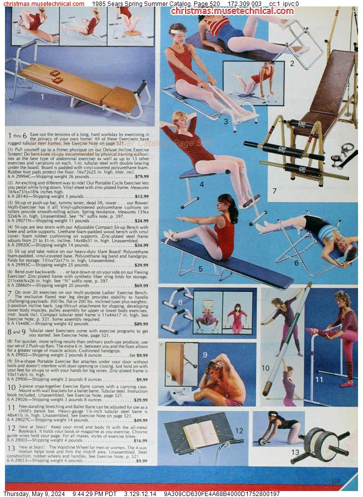 1985 Sears Spring Summer Catalog, Page 520