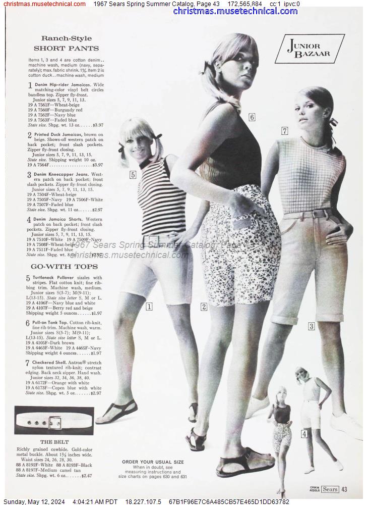 1967 Sears Spring Summer Catalog, Page 43
