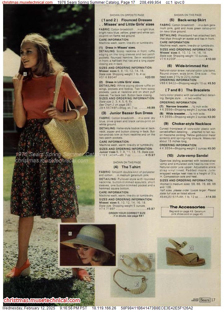 1976 Sears Spring Summer Catalog, Page 17