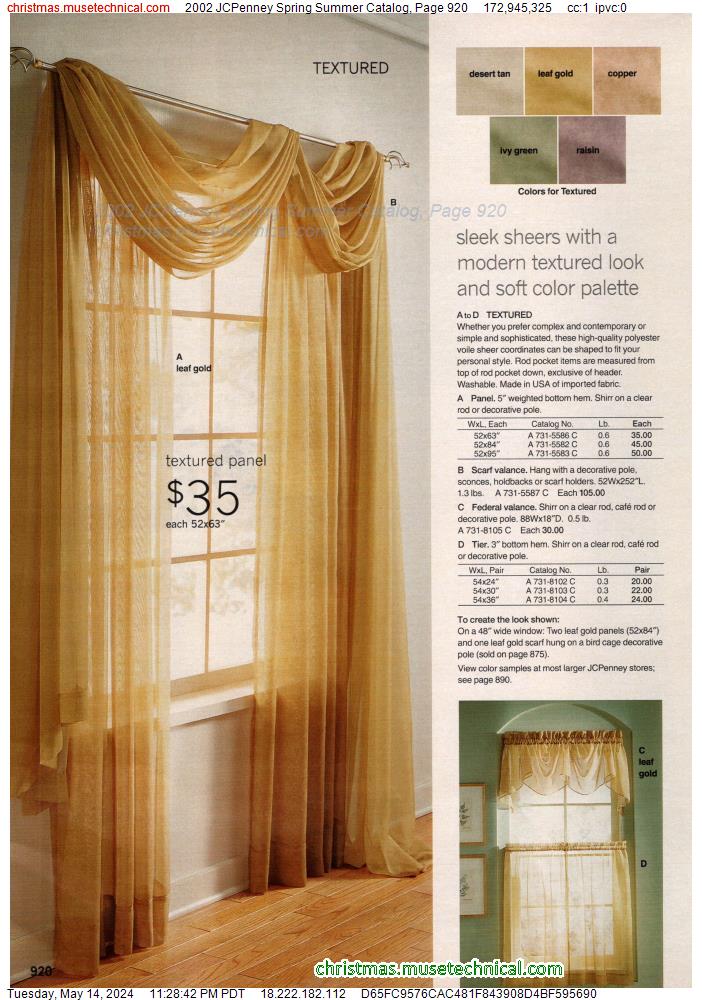 2002 JCPenney Spring Summer Catalog, Page 920