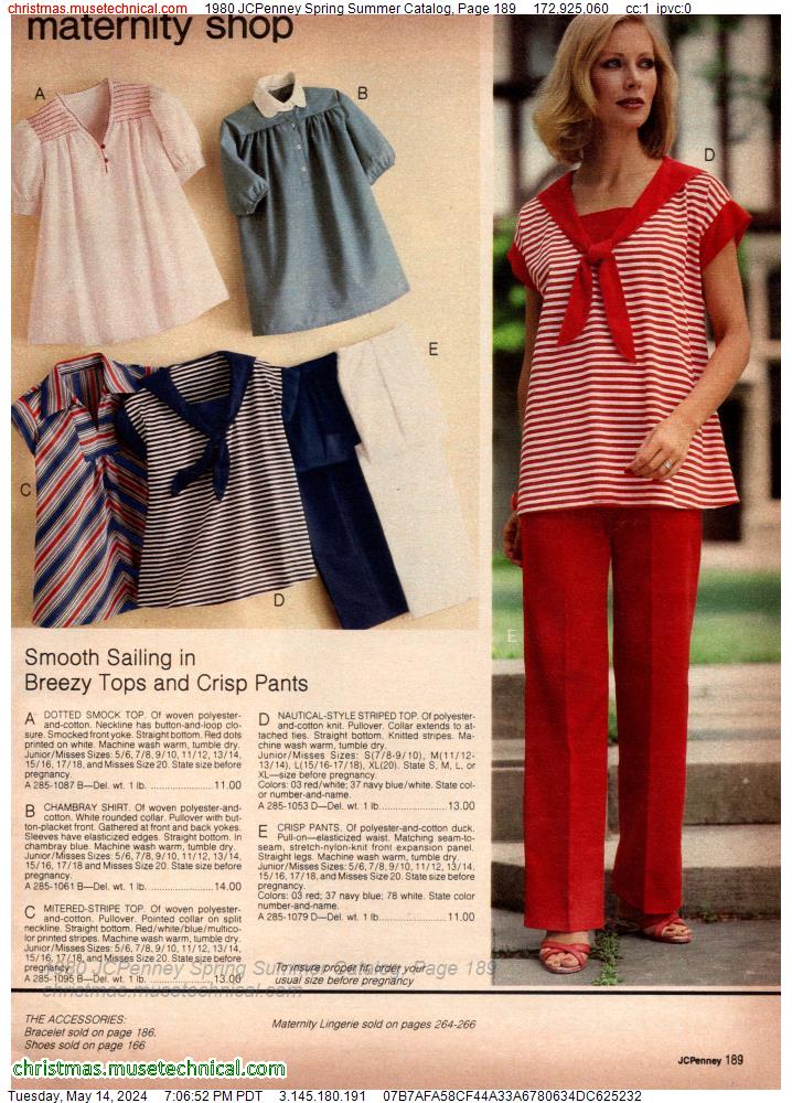 1980 JCPenney Spring Summer Catalog, Page 189