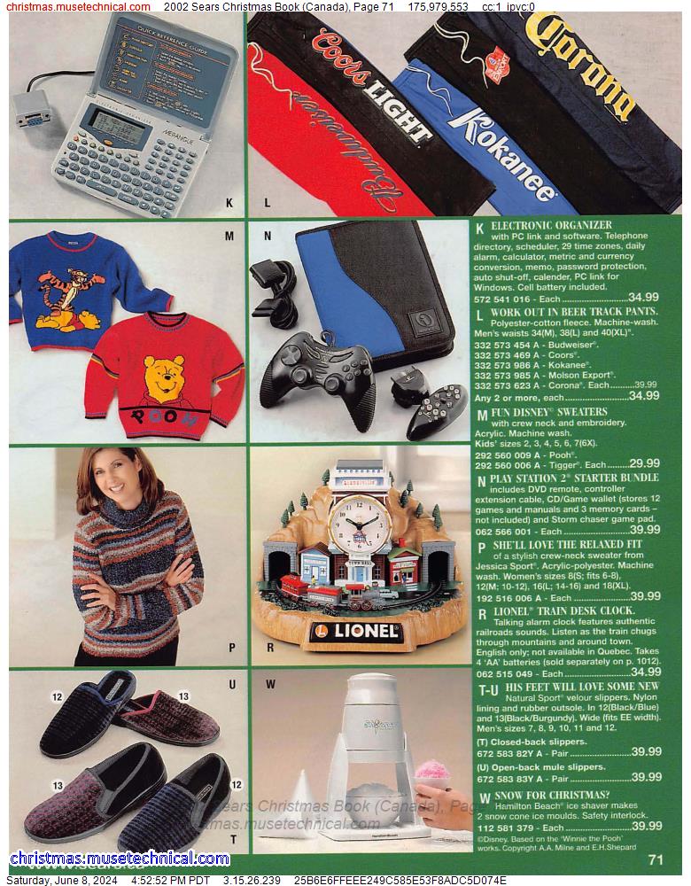 2002 Sears Christmas Book (Canada), Page 71