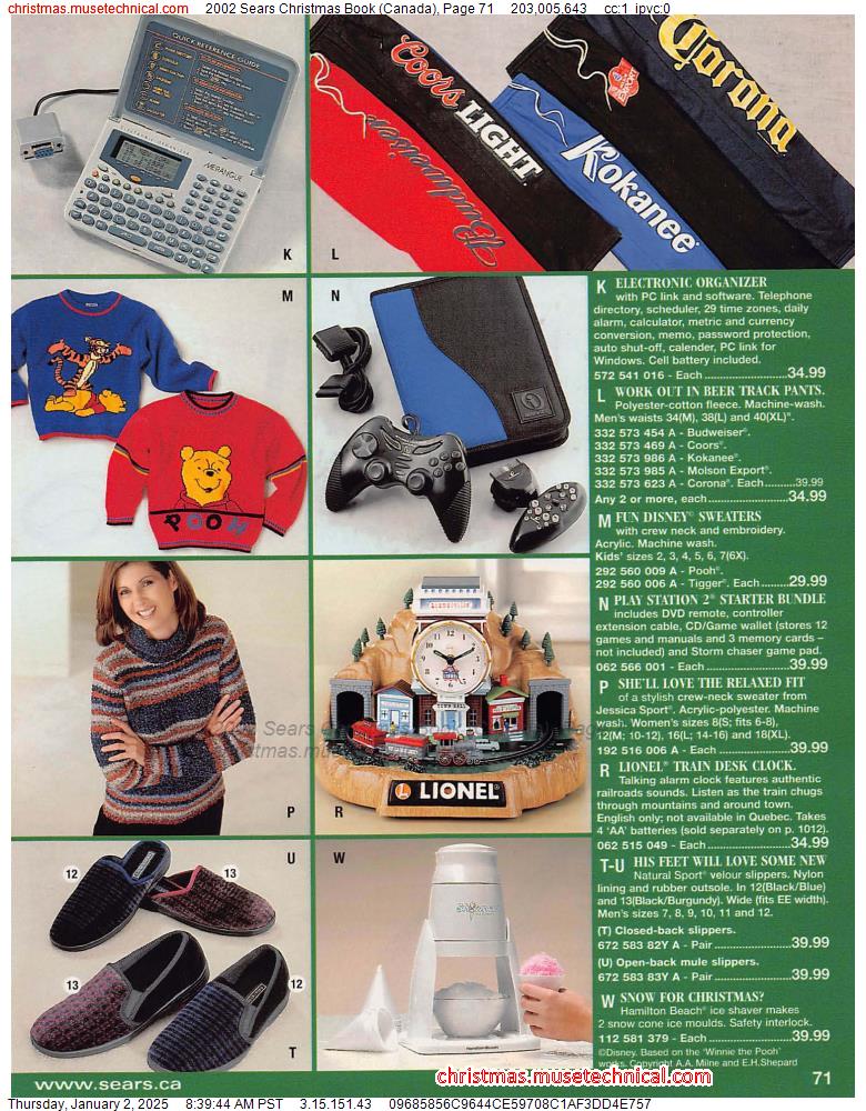 2002 Sears Christmas Book (Canada), Page 71