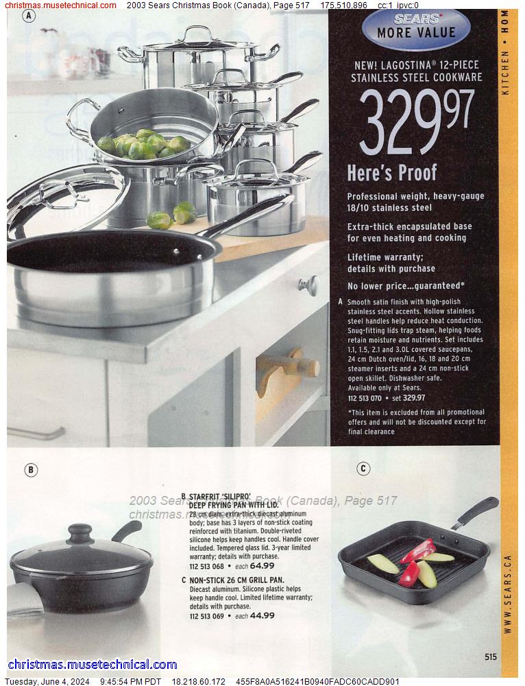 2003 Sears Christmas Book (Canada), Page 517