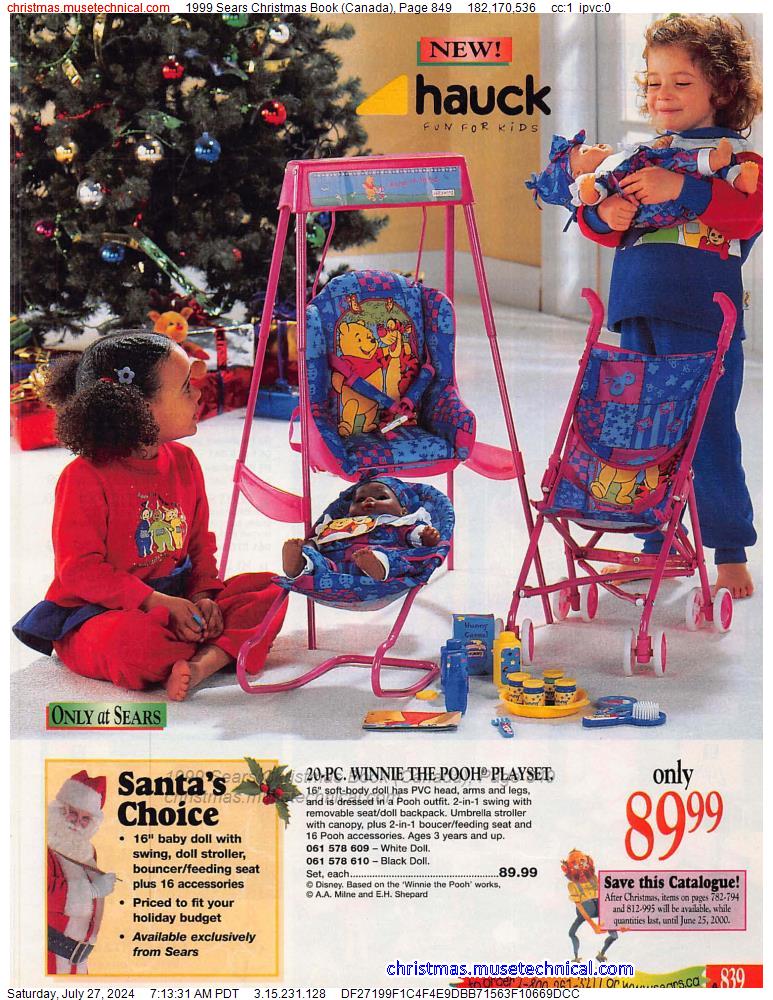 1999 Sears Christmas Book (Canada), Page 849
