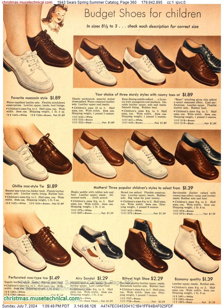 1943 Sears Spring Summer Catalog, Page 360