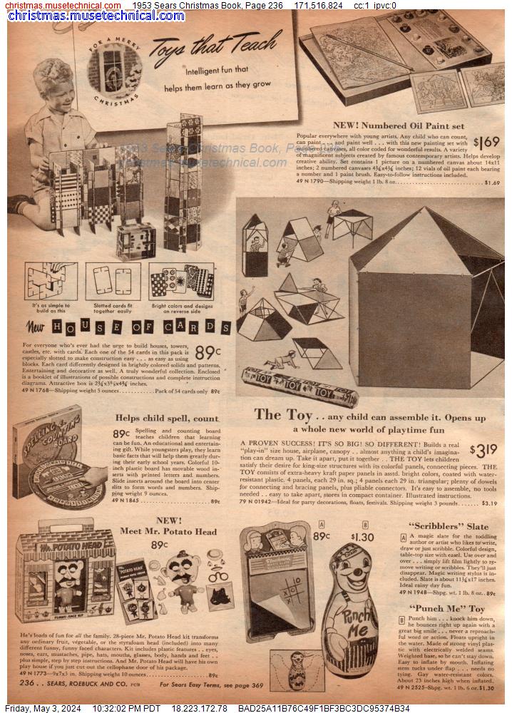 1953 Sears Christmas Book, Page 236