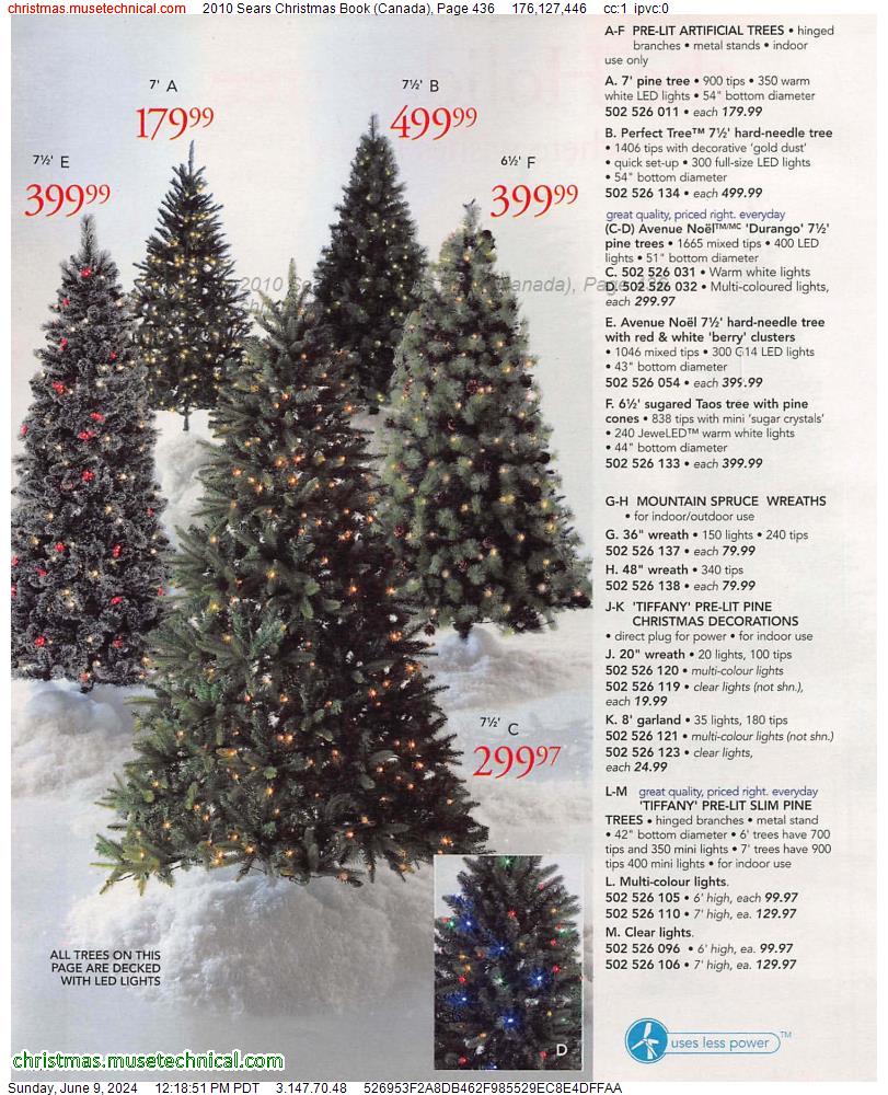 2010 Sears Christmas Book (Canada), Page 436