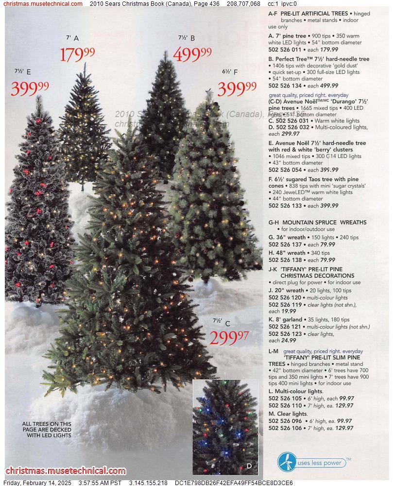 2010 Sears Christmas Book (Canada), Page 436