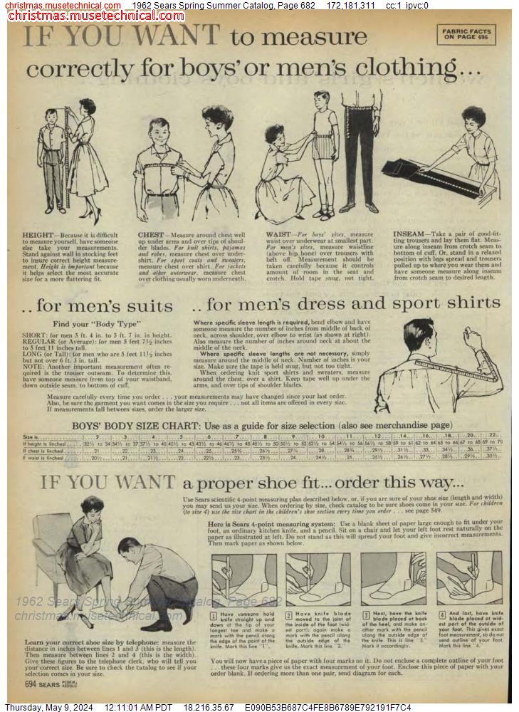 1962 Sears Spring Summer Catalog, Page 682