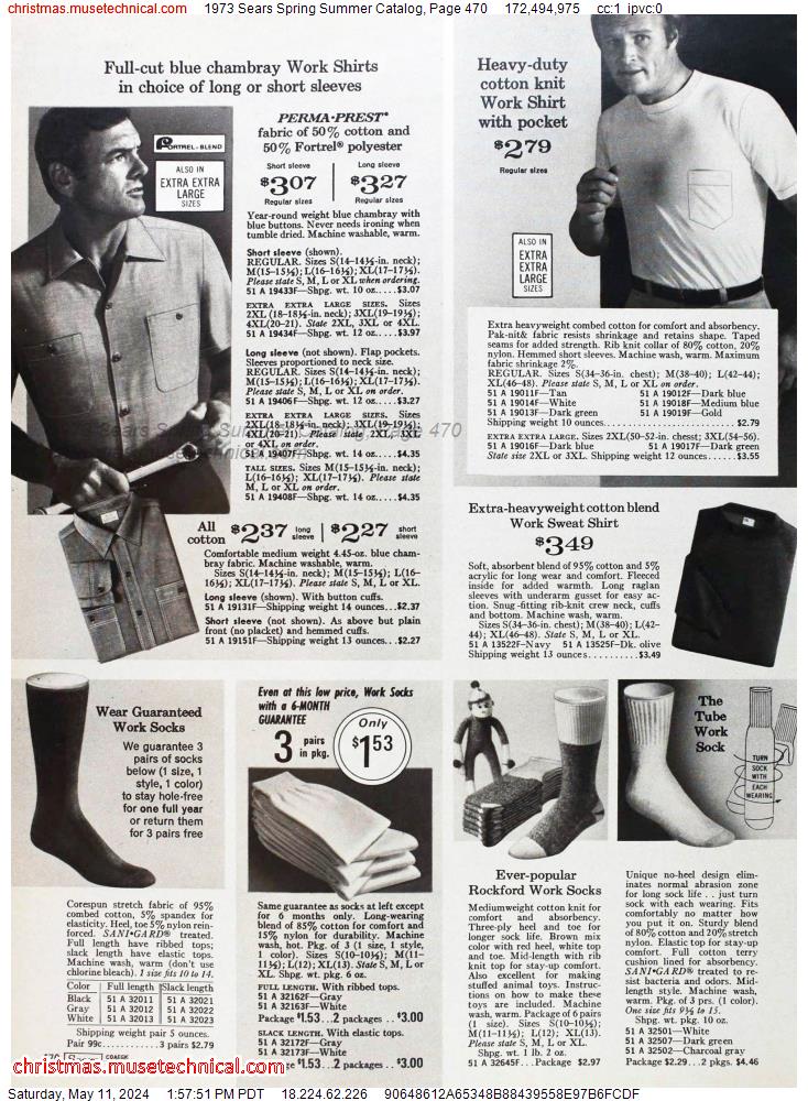 1973 Sears Spring Summer Catalog, Page 470