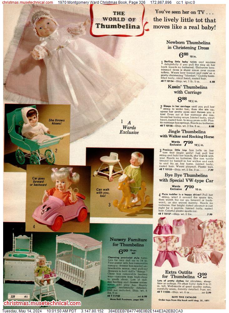 1970 Montgomery Ward Christmas Book, Page 326