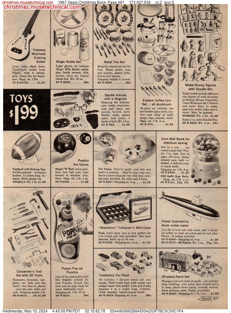 1967 Sears Christmas Book, Page 481