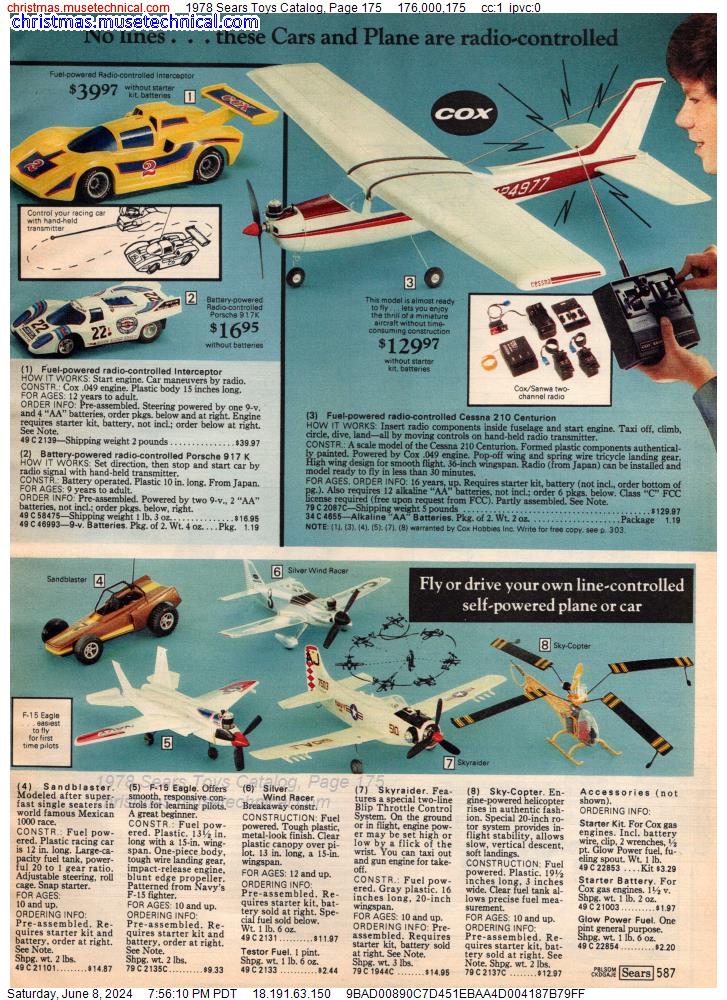 1978 Sears Toys Catalog, Page 175